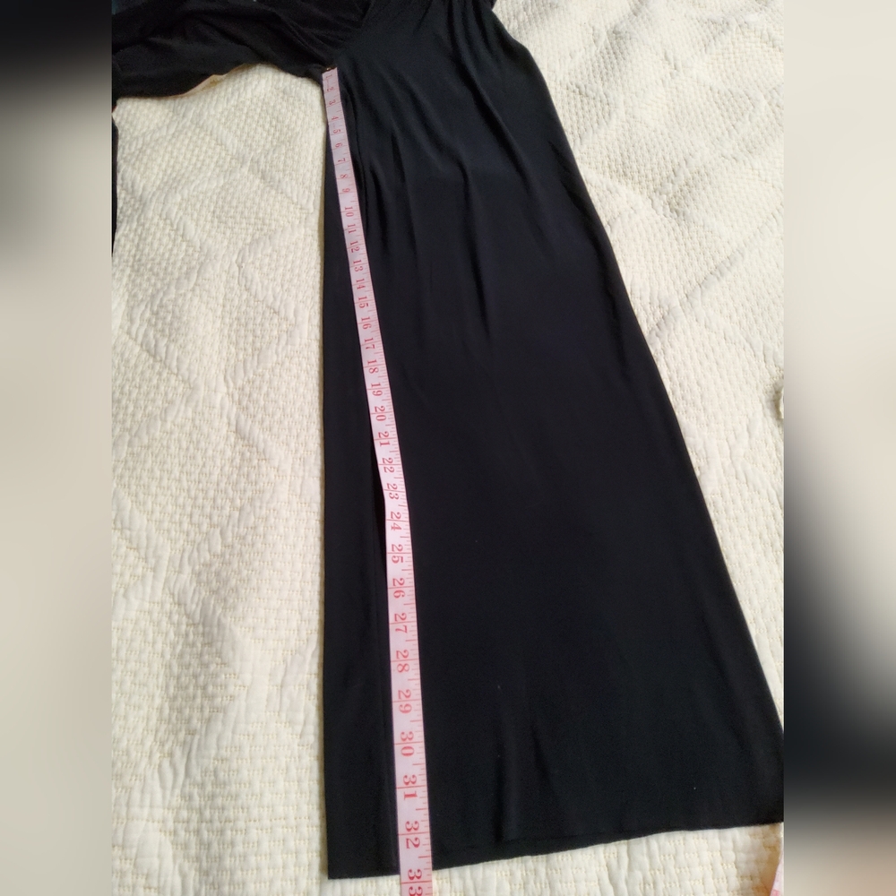 Norma Kamali Black Sleeveless Wide Leg Jumpsuit Size XS - Picture 12 of 12